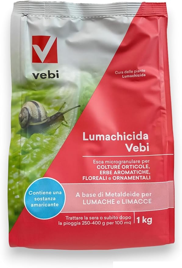 Lumachicida 5 Kg Esca Granulare A Base Di Metaldeide Vebi – Felice Natura - Foto 3